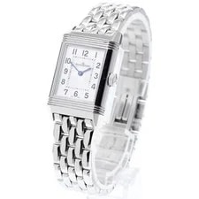 Jaeger-LeCoultre Reverso Classic Small Duetto Q2668130 21mm SS #C1803 3