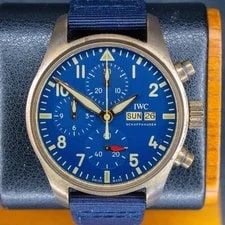 IWC — IWC Pilot's Chronograph Bronze Blue — Watch — resale
