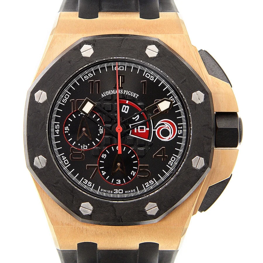 Worldofluxuryus — Audemars Piguet Royal Oak Offshore Alinghi Team Chronograph 18K Rose Gold & Forged Carbon — Watch — resale
