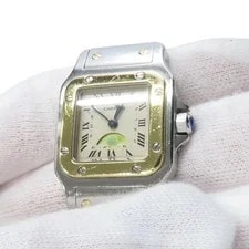 Cartier Santos W20008C4 Stainless Steel / 18K Yellow Gold 34mm Quartz #TZW1560 4
