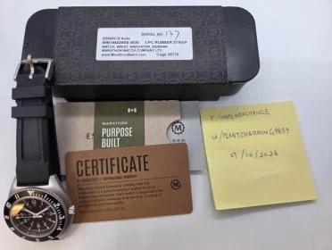 Zenith — Marathon Ssnav Automatic, Rubber Straps — Watch — resale