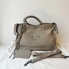 Balenciaga — Balenciaga City Medium Milk Tea — Handbag — resale