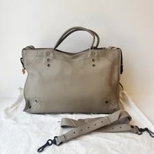 Balenciaga City Medium Milk Tea 2