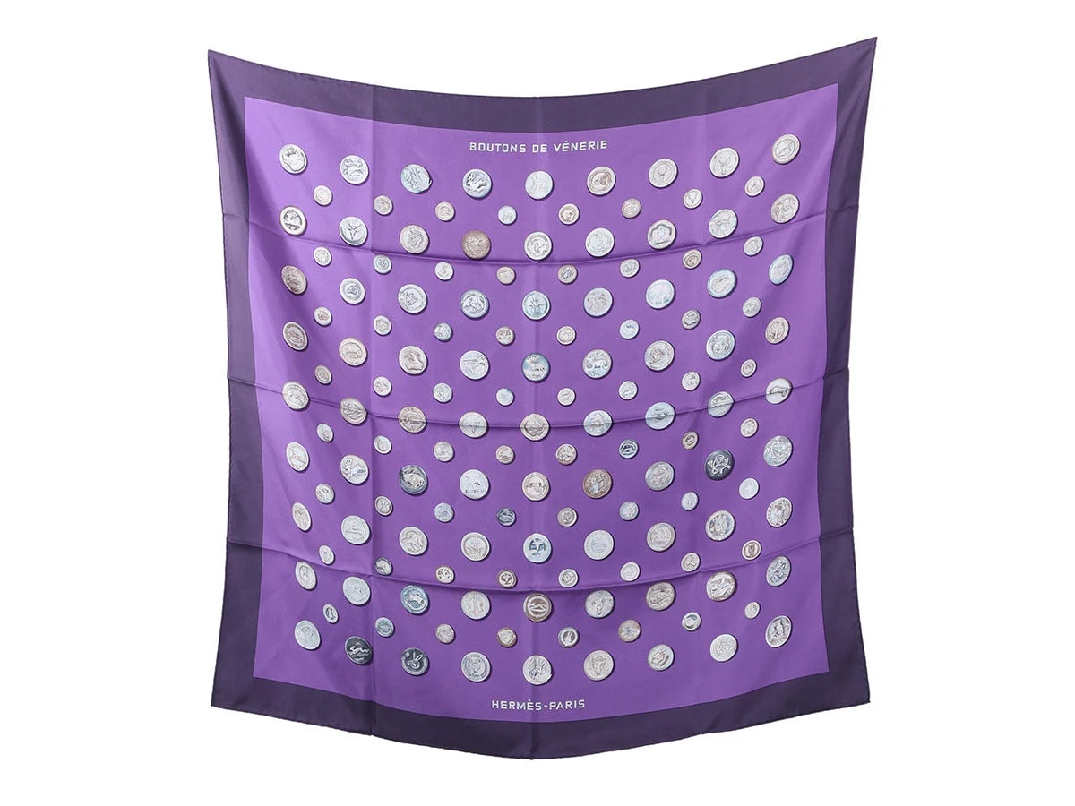 Hermès — Hermès Boutons de Venerie Scarf 90cm — Accessory — resale