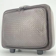 Bottega Veneta Woven Carry Case Trolley Travel Ba 4