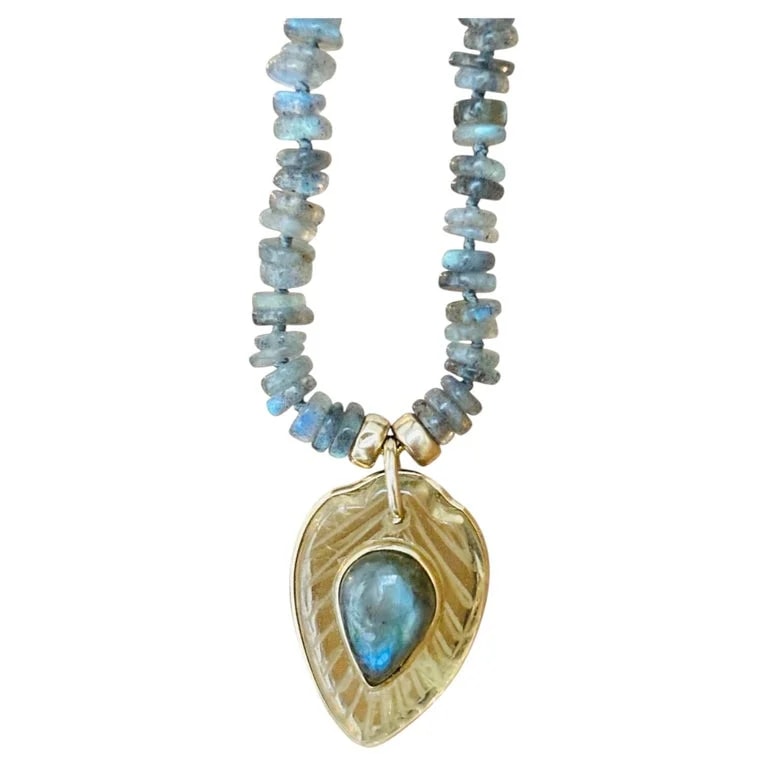 Jen Proudman Jewelry — Labradorite & Quartz With Beaded Labradorite — Jewelry — resale