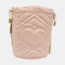 Gucci Authentic GG Marmont 19*17*10cm Cowhide 2