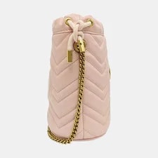 Gucci Authentic GG Marmont 19*17*10cm Cowhide 4