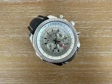 Breitling Bentley B04 GMT Royal Silver Storm Dial Blue Strap AB043112 3