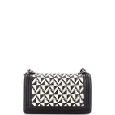 Chanel Boy Flap Woven Old Medium 3