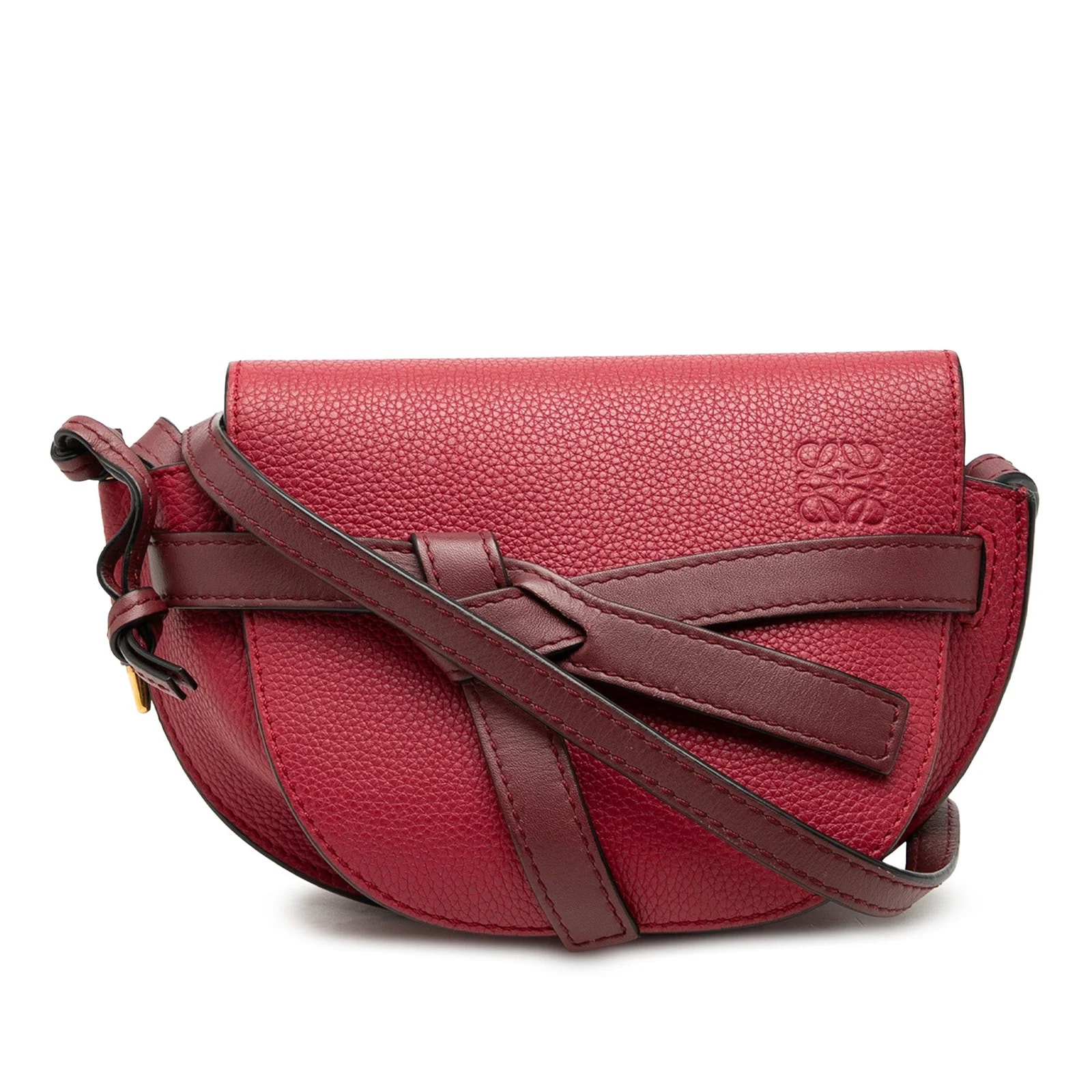 Loewe — Mini Grained Gate Crossbody — Handbag — resale