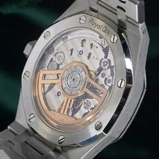 Audemars Piguet Royal Oak Selfwinding Black Dial Steel Complete SET 15500ST 2