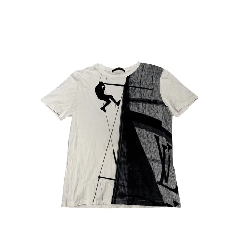Louis Vuitton — Louis Vuitton X Scaffolding Climbing Man T-Shirt — streetwear — resale