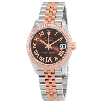 Datejust 31 Silver Diamond Dial Automatic Steel and 18kt Everose Gold Jubilee 278271SDJ 2