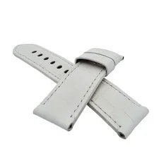 Panerai — Panerai 24mm OEM White Alligator Leather Strap for Tang Buckle — Watch — resale