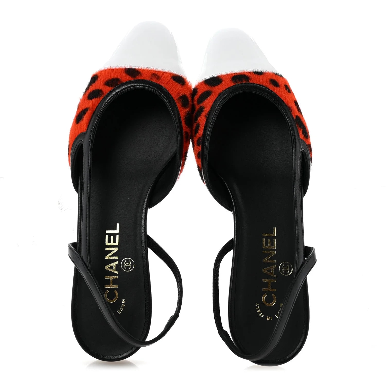 Lamb Hair Cap Toe CC Slingback 38 2