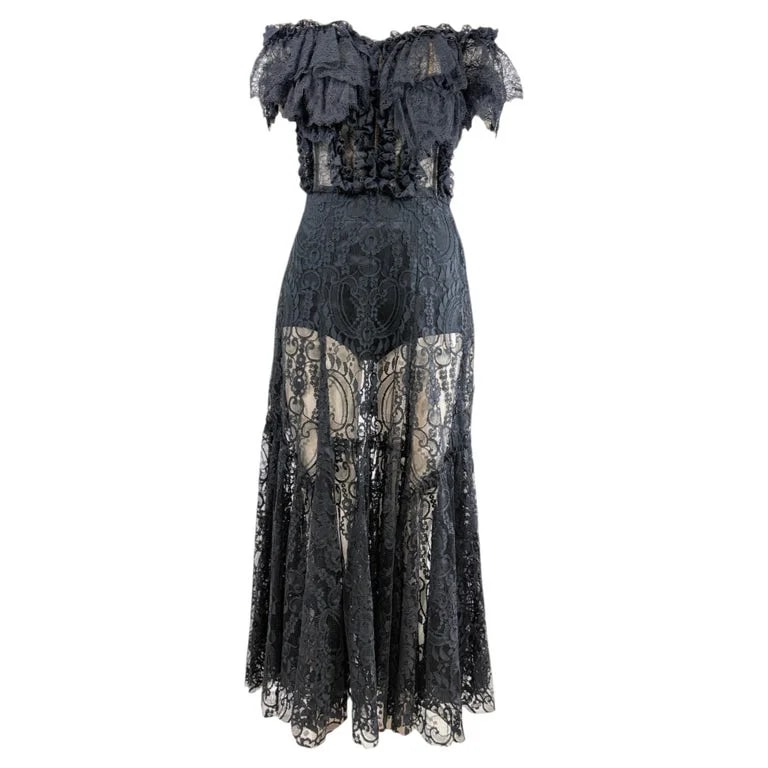 Dolce & Gabbana — Dolce and Gabbana Look 22 Lace Bustier Dress — Clothing — resale