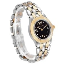 Patek Philippe Neptune Steel Yellow Gold Black Diamond Dial Watch 4880 3