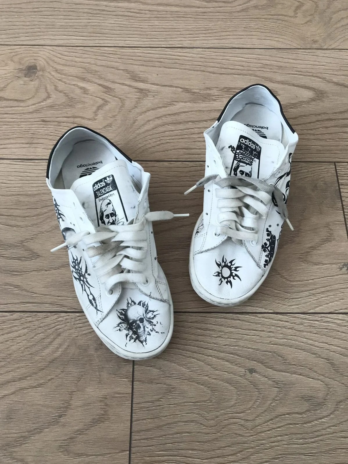Balenciaga Stan Smiths Temporary Tattooed 2