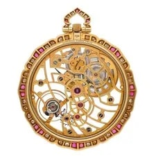 Audemars Piguet Pocket Yellow Gold Diamonds Rubies 45mm Skeleton 5729BA 2