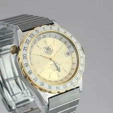 battTAG Heuer AIR Line GMT 895.413 ' Date Champagne Dial Combi 3