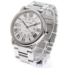 Cartier Ronde Solo WSRN0012 36mm SS Silver #C5900 2