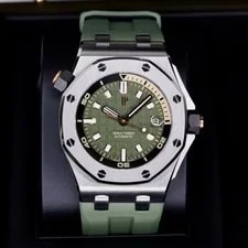 Audemars Piguet — Audemars Piguet Royal Oak Offshore Diver Khaki Green Dial 15720ST.OO.A052CA.01 — Watch — resale