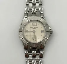 Patek Philippe — Patek Philippe Neptune 4880/1A Steel Quartz 27mm Cream Dial Certificate — Watch — resale
