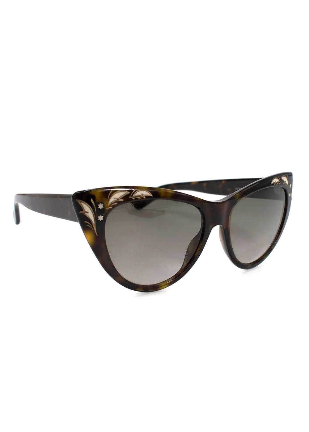 Gucci Tortoiseshell Cat Eye Sunglasses 2