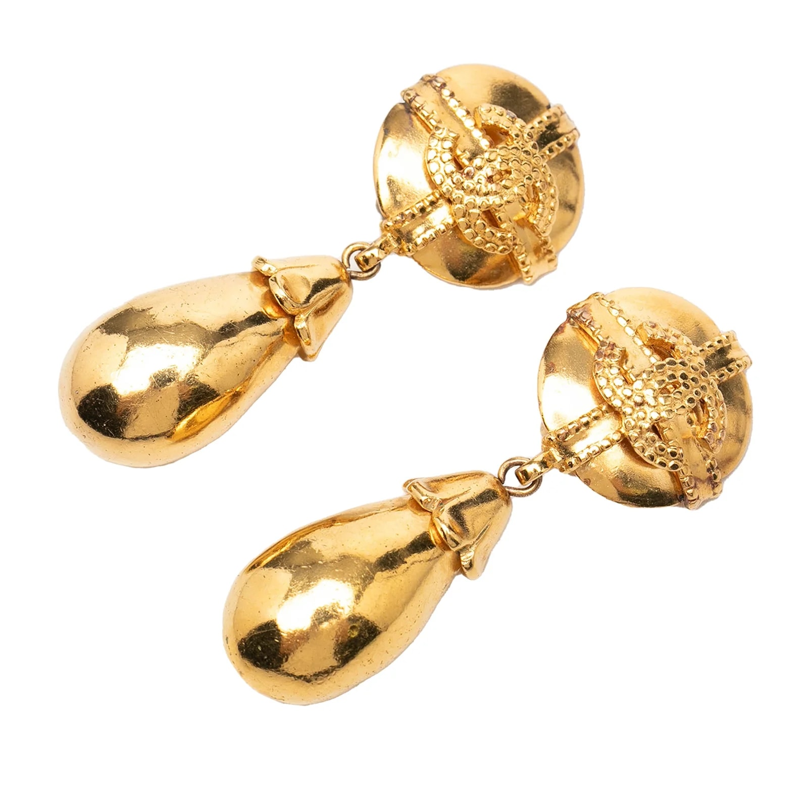 Chanel — CC Dangle Clip on — Jewelry — resale
