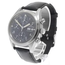 IWC — IWC Pilot's Freegee IW370603 39mm SS Black #C19709 — Watch — resale