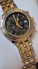 Breitling Astromat Longitude GMT 18k Gold Bezel & Pilot Bracelet - Serviced 2