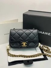 Chanel — Chanel Classic Flap Square Chain Crossbody [] — Handbag — resale