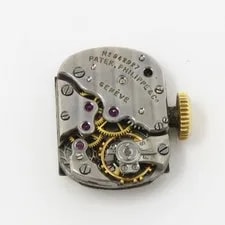 Nyjewel Patek Philippe 18k Gold Diamond Wind Up Runs 2