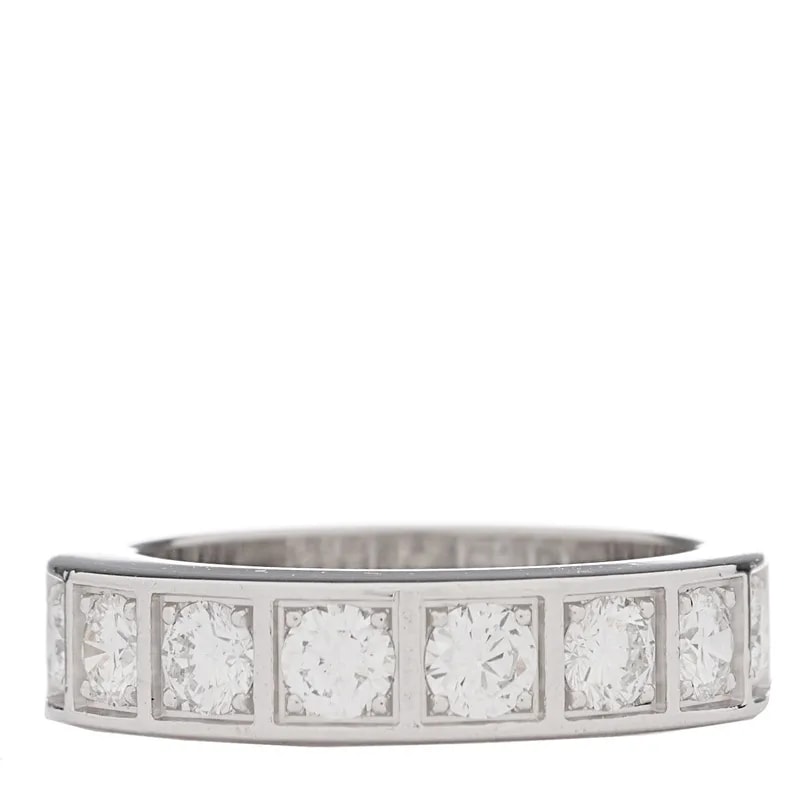 Cartier — 18K White Gold Tectonic Band 53 6.5 — Jewelry — resale