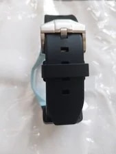 Audemars Piguet X Swatch Royal Pop AP Strap Wrist Buddy’s. Black/Tiffany Blue 3