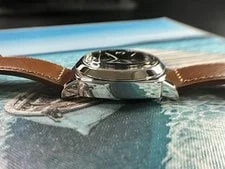 Panerai Luminor Marina Black Dial Swiss Auto Small Seconds Brown Leather 2