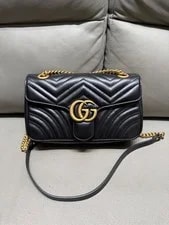 Gucci — Gucci GG Marmont Medium Crossbody & Duty Pai — Handbag — resale