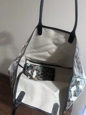 Goyard-Style With Matching Monogram Design, Medium 2