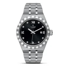 Tudor — Tudor Royal Black Diamond Dial 28mm Stainless Steel M28300-0008 — Watch — resale
