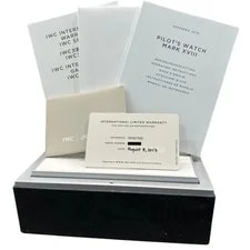 2017 Papers IWC Pilot's Mark Xviii White Steel 40mm IW327002 BOX 2