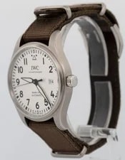 2017 Papers IWC Pilot's Mark Xviii White Steel 40mm IW327002 BOX 3
