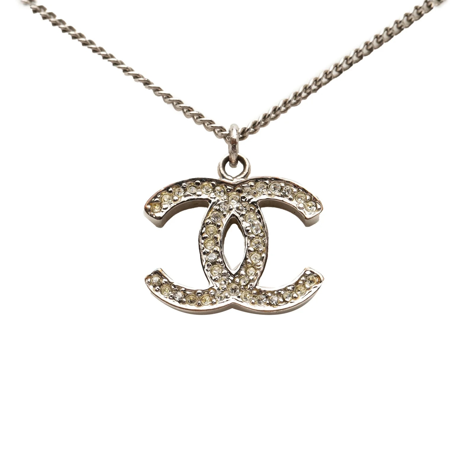 Chanel — CC Plated Rhinestone — Jewelry — resale