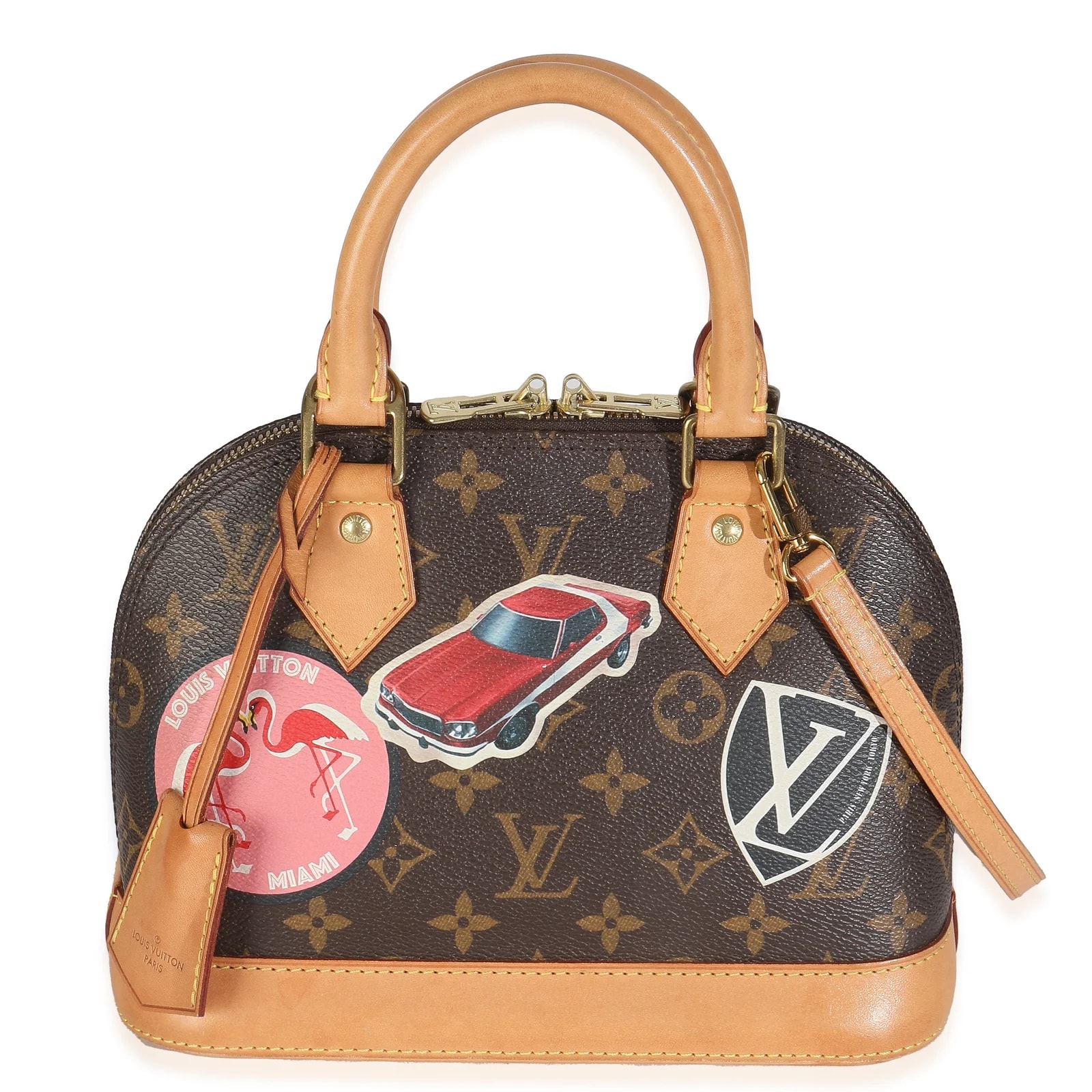 Louis Vuitton — Louis Vuitton World Tour Alma Bb Coated — Handbag — resale