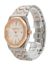 Audemars Piguet Royal Oak/ White Dial/ 2016/ 15400SR.OO.1220SR.01 2