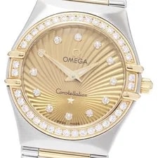 Omega — Omega Constellation Mini 160th Anniversary 12P Diamond Bezel Quartz — Watch — resale