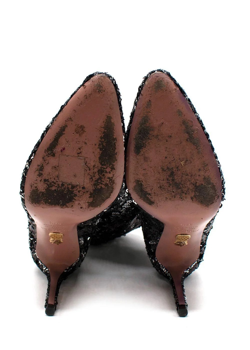 Aquazzura Sequin Ankle 4