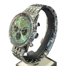 Breitling Navitimer B01 Chronograph 43 AB0138 Green Stainless #OK714 2