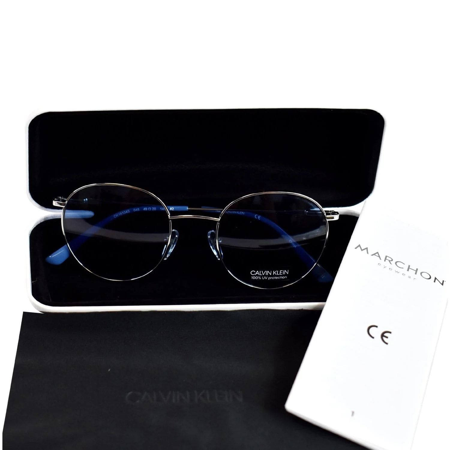 Calvin Klein CK18104S 045 Round Sunglasses Lens 2