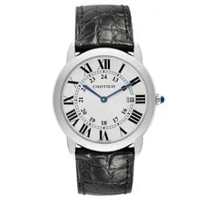 Cartier Ronde Solo Large Steel Silver Roman Dial W6700255 Box Papers 2
